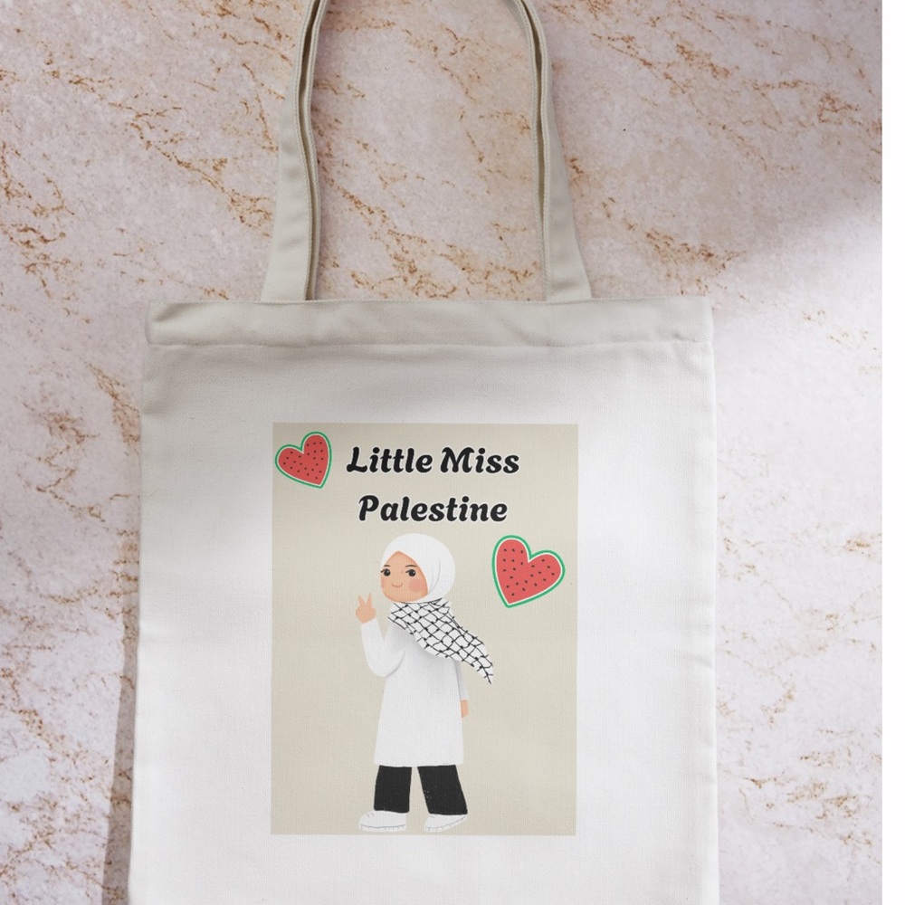 Kids Cream Tote Bag